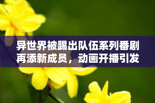 异世界被踢出队伍系列番剧再添新成员，动画开播引发热烈期待