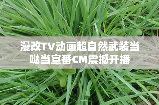 漫改TV动画超自然武装当哒当宣番CM震撼开播
