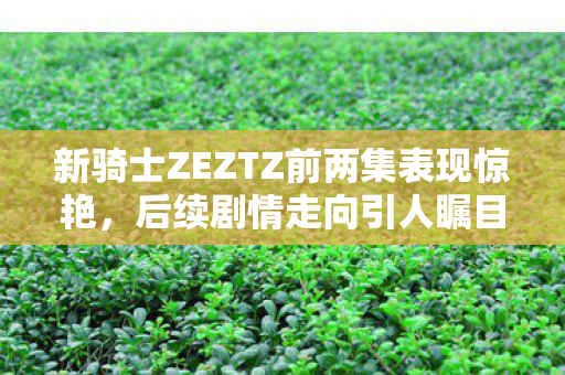 新骑士ZEZTZ前两集表现惊艳，后续剧情走向引人瞩目—神鬼二象性的高桥能否实现逆转？