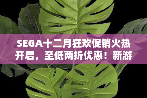 SEGA十二月狂欢促销火热开启，至低两折优惠！新游索尼克赛车，交叉世界与超级忍，反攻的斩击惊喜亮相