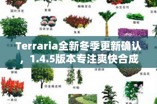 Terraria全新冬季更新确认，1.4.5版本专注爽快合成体验