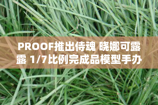 PROOF推出侍魂 晓娜可露露 1/7比例完成品模型手办，细节展现魅力，收藏价值无限
