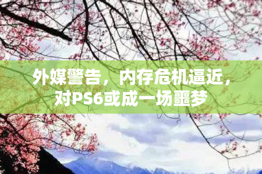 外媒警告，内存危机逼近，对PS6或成一场噩梦