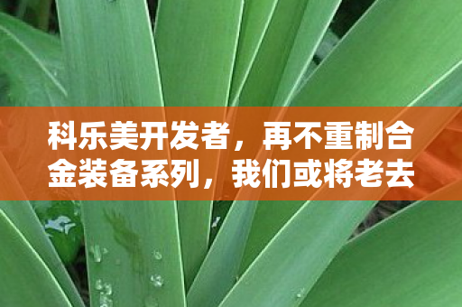 科乐美开发者，再不重制合金装备系列，我们或将老去