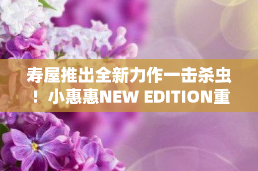 寿屋推出全新力作一击杀虫！小惠惠NEW EDITION重战斗Ver震撼登场