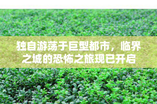 独自游荡于巨型都市，临界之城的恐怖之旅现已开启