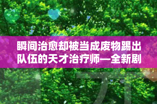 瞬间治愈却被当成废物踢出队伍的天才治疗师—全新剧集开播