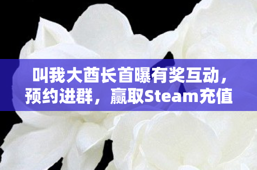 叫我大酋长首曝有奖互动，预约进群，赢取Steam充值卡！
