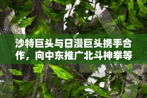 沙特巨头与日漫巨头携手合作，向中东推广北斗神拳等经典日漫作品