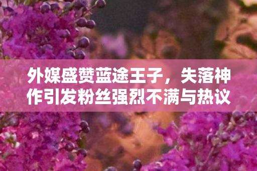 外媒盛赞蓝途王子，失落神作引发粉丝强烈不满与热议