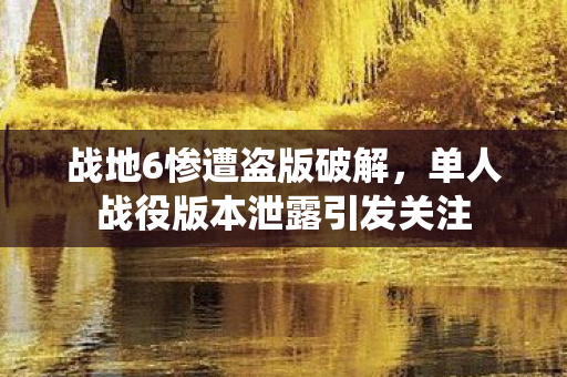 战地6惨遭盗版破解，单人战役版本泄露引发关注