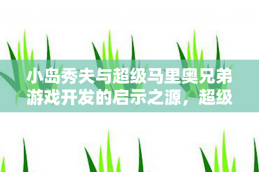 小岛秀夫与超级马里奥兄弟游戏开发的启示之源，超级马里奥兄弟启蒙作探索