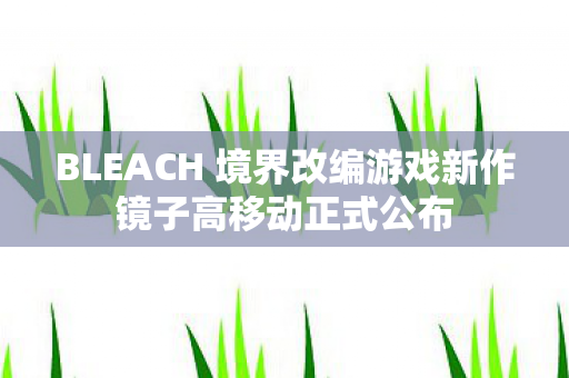 BLEACH 境界改编游戏新作镜子高移动正式公布