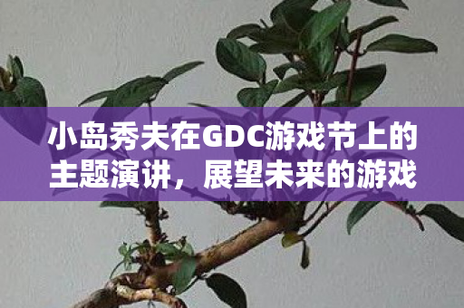 小岛秀夫在GDC游戏节上的主题演讲，展望未来的游戏产业