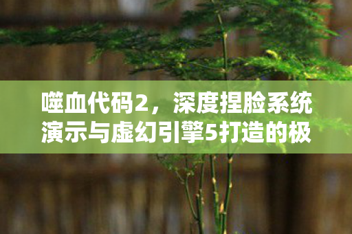 噬血代码2，深度捏脸系统演示与虚幻引擎5打造的极致二次元美学体验