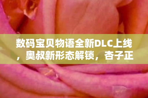 数码宝贝物语全新DLC上线，奥叔新形态解锁，杏子正式参战