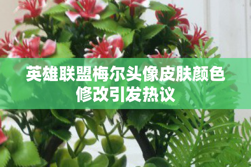 英雄联盟梅尔头像皮肤颜色修改引发热议