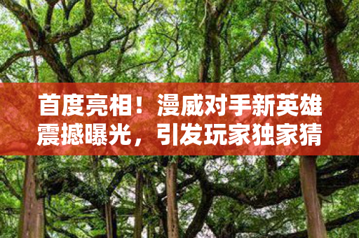 首度亮相！漫威对手新英雄震撼曝光，引发玩家独家猜想