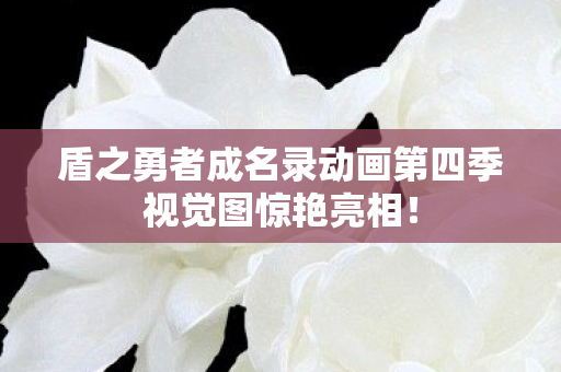 盾之勇者成名录动画第四季视觉图惊艳亮相！