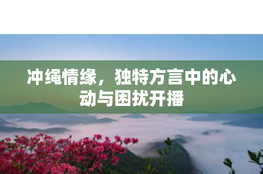 冲绳情缘，独特方言中的心动与困扰开播