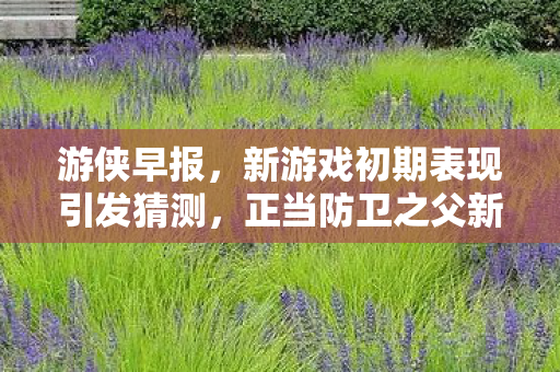 游侠早报，新游戏初期表现引发猜测，正当防卫之父新作形象首度曝光