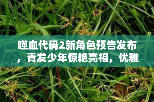 噬血代码2新角色预告发布，青发少年惊艳亮相，优雅帅气引人瞩目！