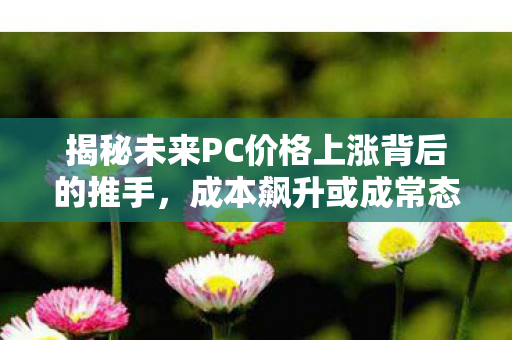 揭秘未来PC价格上涨背后的推手，成本飙升或成常态