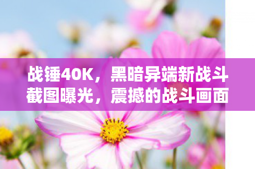 战锤40K，黑暗异端新战斗截图曝光，震撼的战斗画面与新系统深度展示