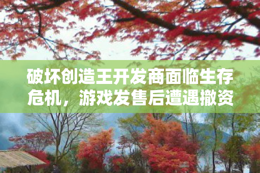 破坏创造王开发商面临生存危机，游戏发售后遭遇撤资风波
