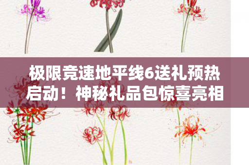 极限竞速地平线6送礼预热启动！神秘礼品包惊喜亮相，多位知名博主率先收到礼物