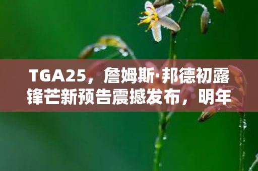 TGA25，詹姆斯·邦德初露锋芒新预告震撼发布，明年春季发售揭晓！