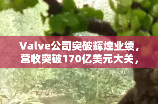 Valve公司突破辉煌业绩，营收突破170亿美元大关，员工人均创收超五千万美元！