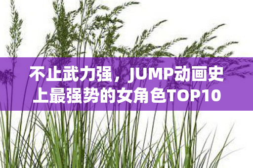 不止武力强，JUMP动画史上最强势的女角色TOP10
