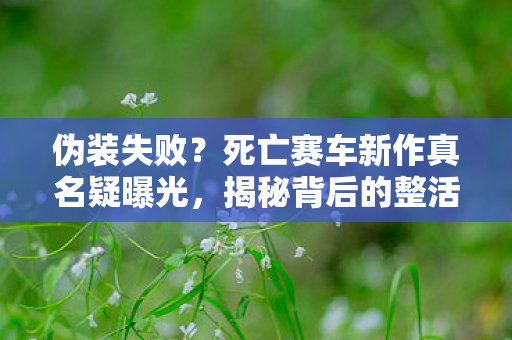 伪装失败？死亡赛车新作真名疑曝光，揭秘背后的整活真相