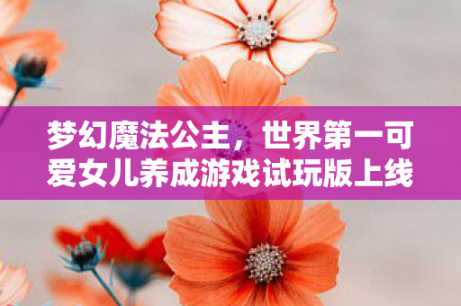 梦幻魔法公主，世界第一可爱女儿养成游戏试玩版上线！