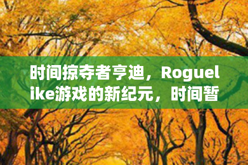 时间掠夺者亨迪，Roguelike游戏的新纪元，时间暂停功能与弹幕互动今日登陆Steam