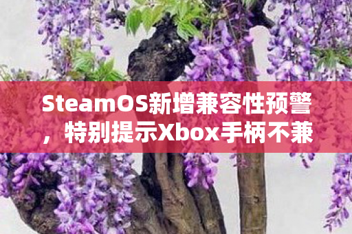 SteamOS新增兼容性预警，特别提示Xbox手柄不兼容问题
