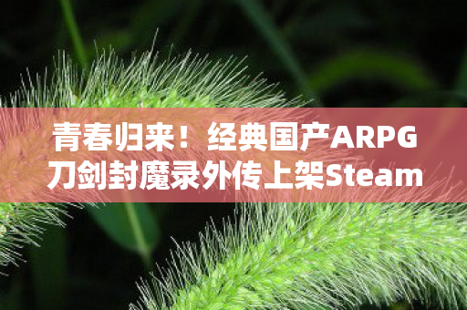 青春归来！经典国产ARPG刀剑封魔录外传上架Steam平台
