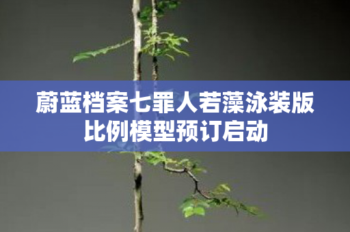 蔚蓝档案七罪人若藻泳装版比例模型预订启动