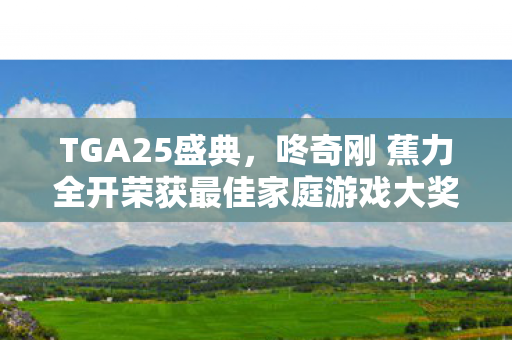 TGA25盛典，咚奇刚 蕉力全开荣获最佳家庭游戏大奖