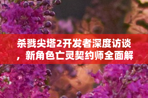 杀戮尖塔2开发者深度访谈，新角色亡灵契约师全面解析