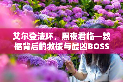 艾尔登法环，黑夜君临—数据背后的救援与最凶BOSS的挑战