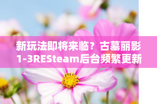 新玩法即将来临？古墓丽影1-3RESteam后台频繁更新揭秘