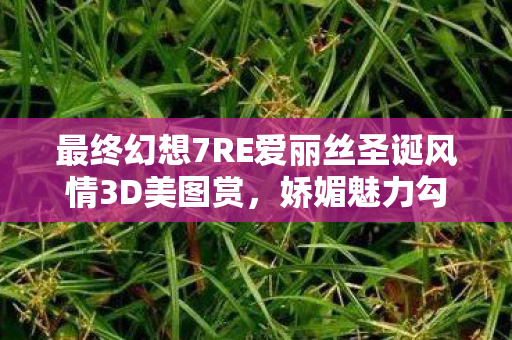 最终幻想7RE爱丽丝圣诞风情3D美图赏，娇媚魅力勾人心魄！