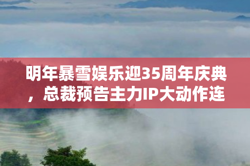 明年暴雪娱乐迎35周年庆典，总裁预告主力IP大动作连连！