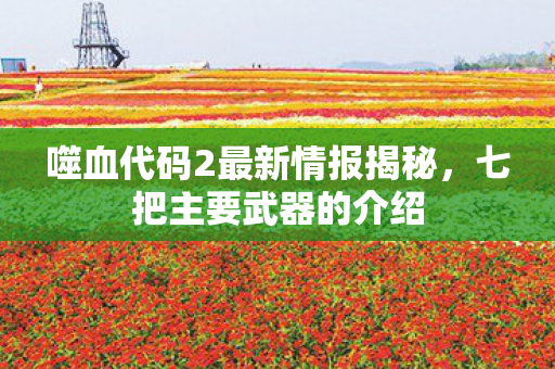 噬血代码2最新情报揭秘，七把主要武器的介绍