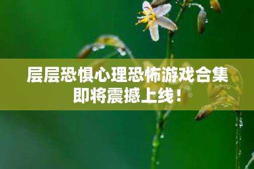 层层恐惧心理恐怖游戏合集即将震撼上线！