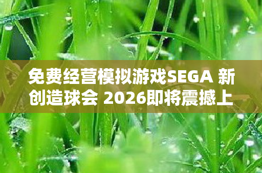 免费经营模拟游戏SEGA 新创造球会 2026即将震撼上线！