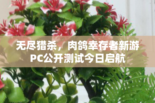 无尽猎杀，肉鸽幸存者新游PC公开测试今日启航