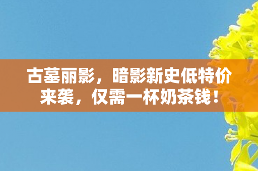 古墓丽影，暗影新史低特价来袭，仅需一杯奶茶钱！